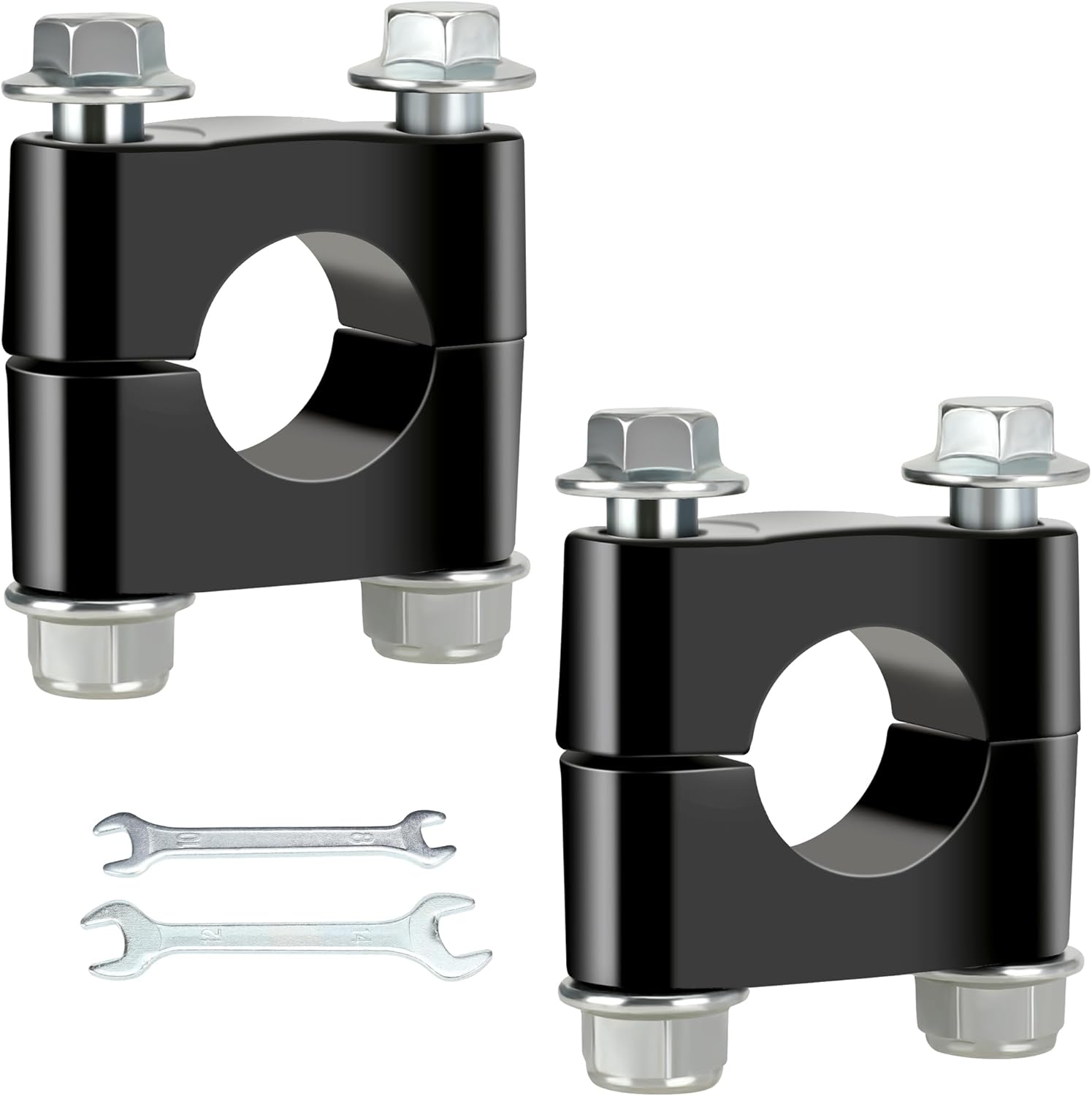 Universal Mini Bike Handlebar Risers 22mm 7/8" Motorcycle Handlebar Risers Compatible with Coleman BT200X RB100 Mega Moto 80 105 Motovox MBX10 MBX11 TaoTao DB100 Pit Dirt Bike Powersports Parts