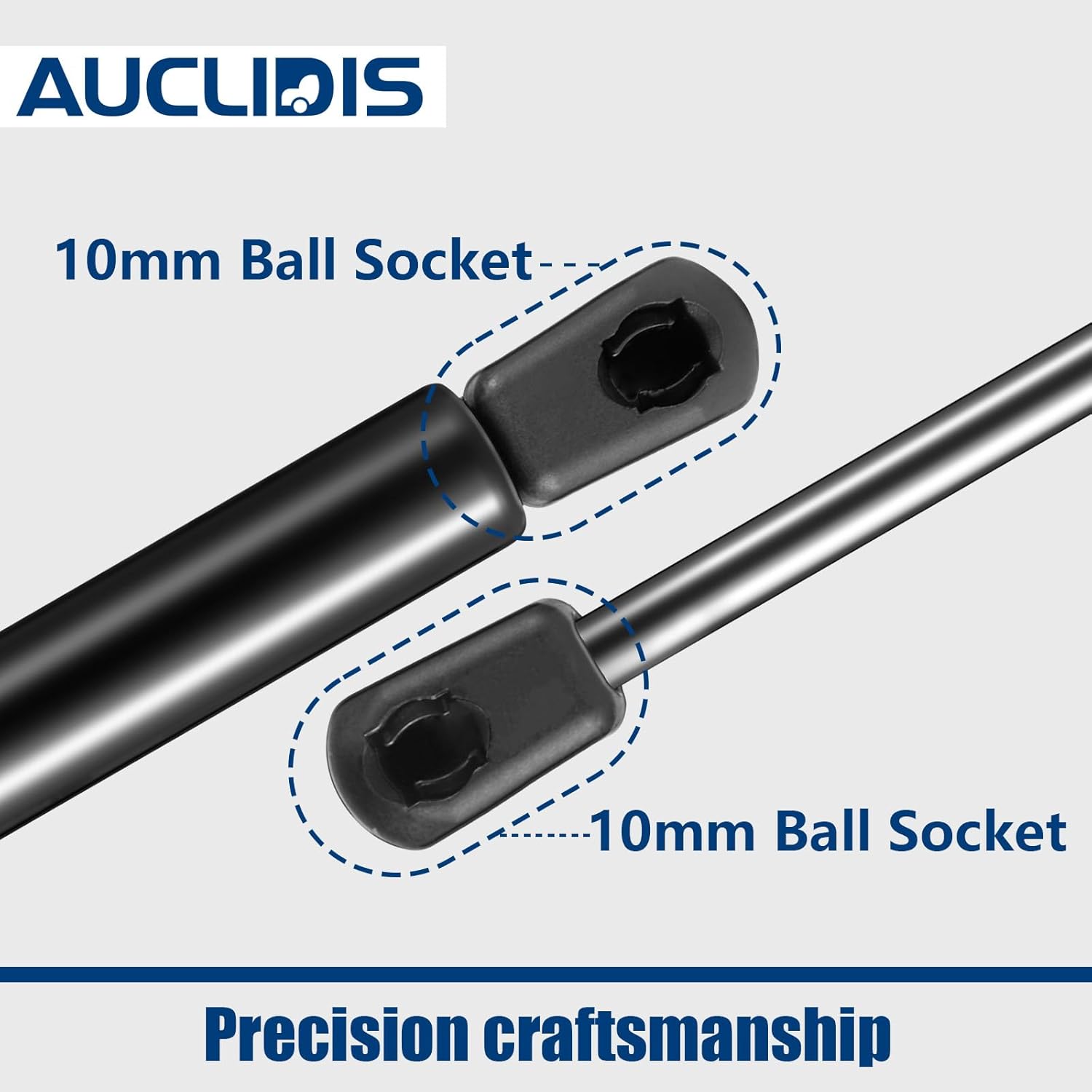 C16-08316 sx200p-40 20 inch 40lb/178N Gas Strut Shock Lift Support Spring for RV Door Motorhome RV Bed Storage Boat Hatch Camper Shell Tool Box Lid, ml14-40 C1608316 C16-21705 C16-22180, Set of 2 - Image 4