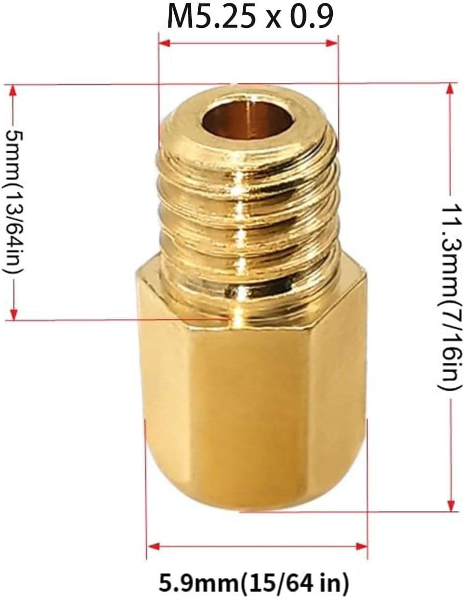 Strongthium Main Jet Kit for Mikuni VM TM Carburetors Large Hex VM4/042 470# ~ 720# - Image 2