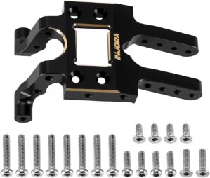 INJORA Black Coating Brass Skid Pla...