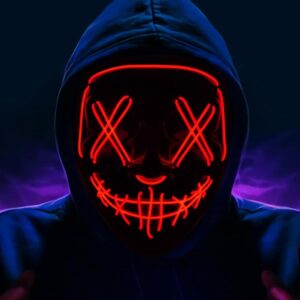 Peywot Halloween LED Light up Mask,...