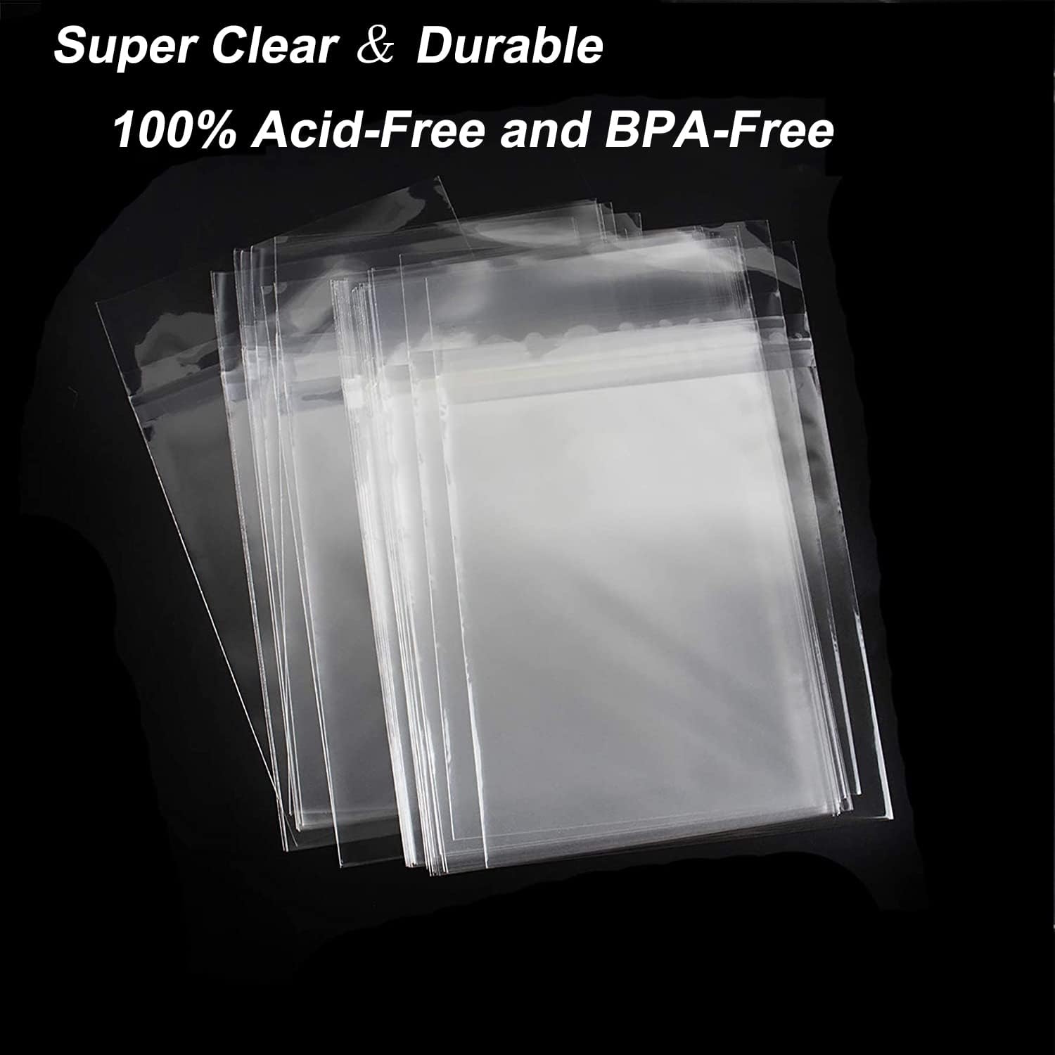 Golden State Art, 50 Pack Clear Bags for 11x14 Mats, Pictures, Acid-Free, 11 1/4" x 14 1/8" - Image 4