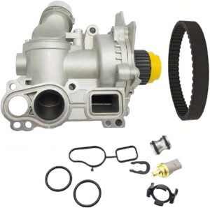 Aluminum Water Pump With Belt Compa...