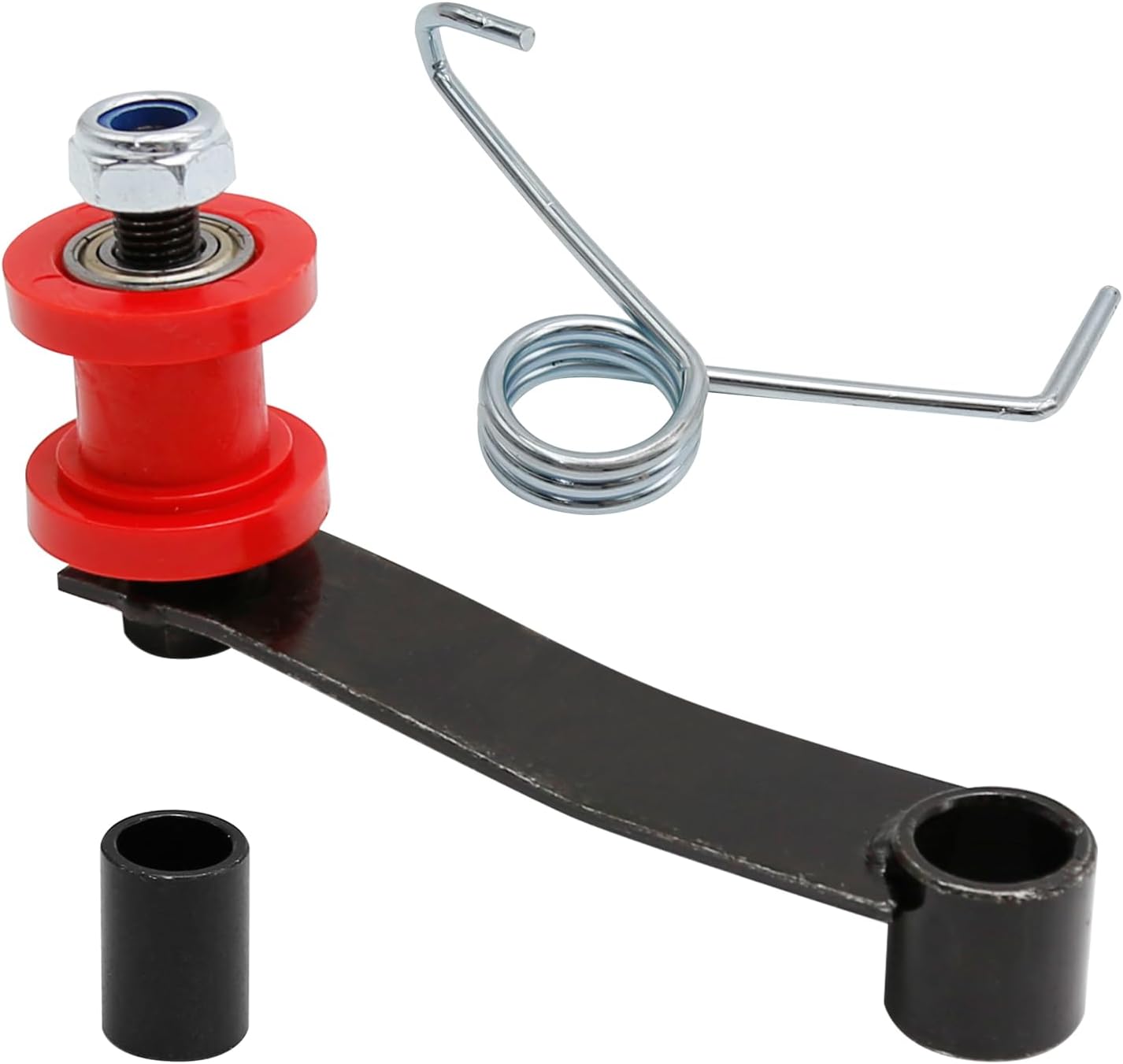 SYOWADA Chain Tensioner Replacement For Coolster Atv Go Kart 4 Wheeler 110Cc 125Cc 150Cc 200Cc 250Cc That Use 420 428 530 Chain Slider Tensioner Adjuster Roller Guide With Spring