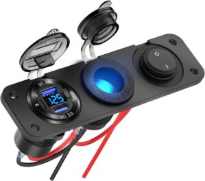 12V USB Outlet Boat Accessories Mar...