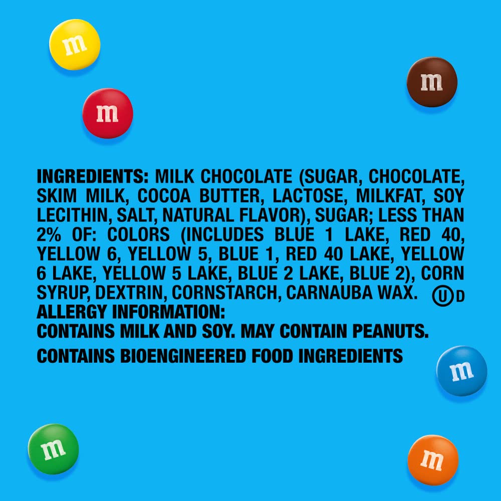 M&M'S MINIS Milk Chocolate Candy Assortment, Family Size, 16.9 oz Resealable Bulk Chocolate Candy Bag - Image 3