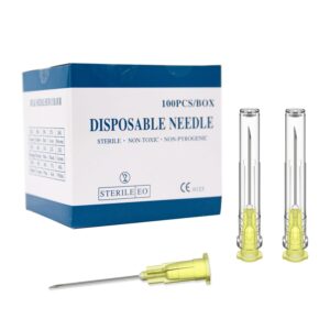 30 Gauge 1 Inch Needle: 100 Pcs Lue...