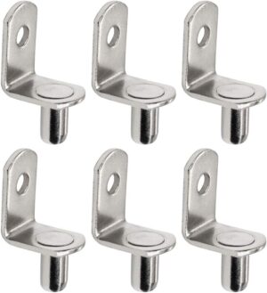 “50 Pcs 6mm Shelf Pins, L-Sha...