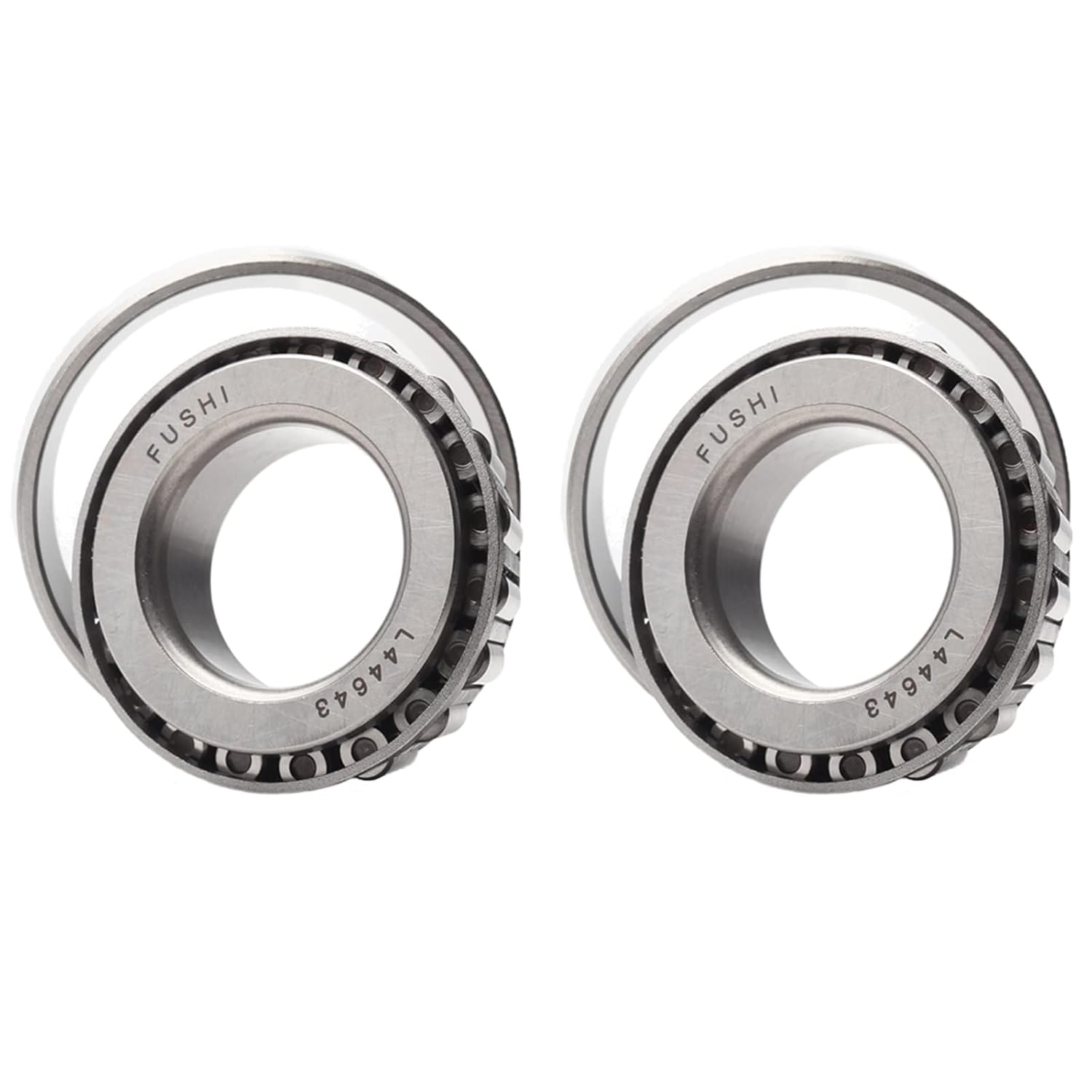 2 Set Fits for 1'' Axles Trailer Wheel Hub Bearings Kit, L44643/L44610,1.000" ID, 1.980" OD, 0.580" Width,12192TB Seal OD 1.980'',Dust Cover and Cotter Pin. - Image 7