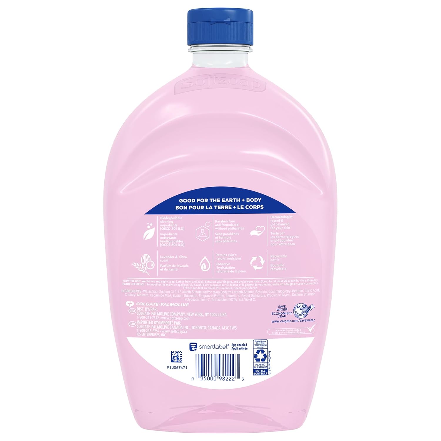 Softsoap Deeply Moisturizing Liquid Hand Soap Refill, Lavender & Shea Butter - 50 Fl. Oz - Image 4