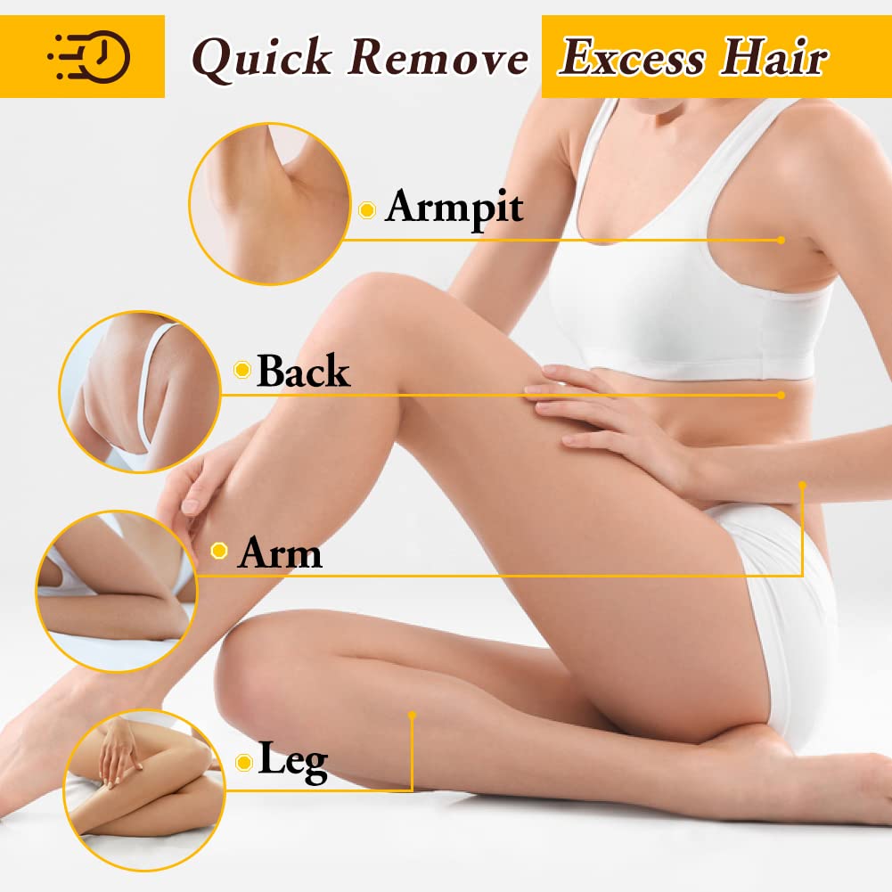 Hair Removal Wax Roller Refill Kit - Soft Wax Cartridges for Body, Leg and Arm Waxing (3.52 oz, 4 Pack) - Image 5