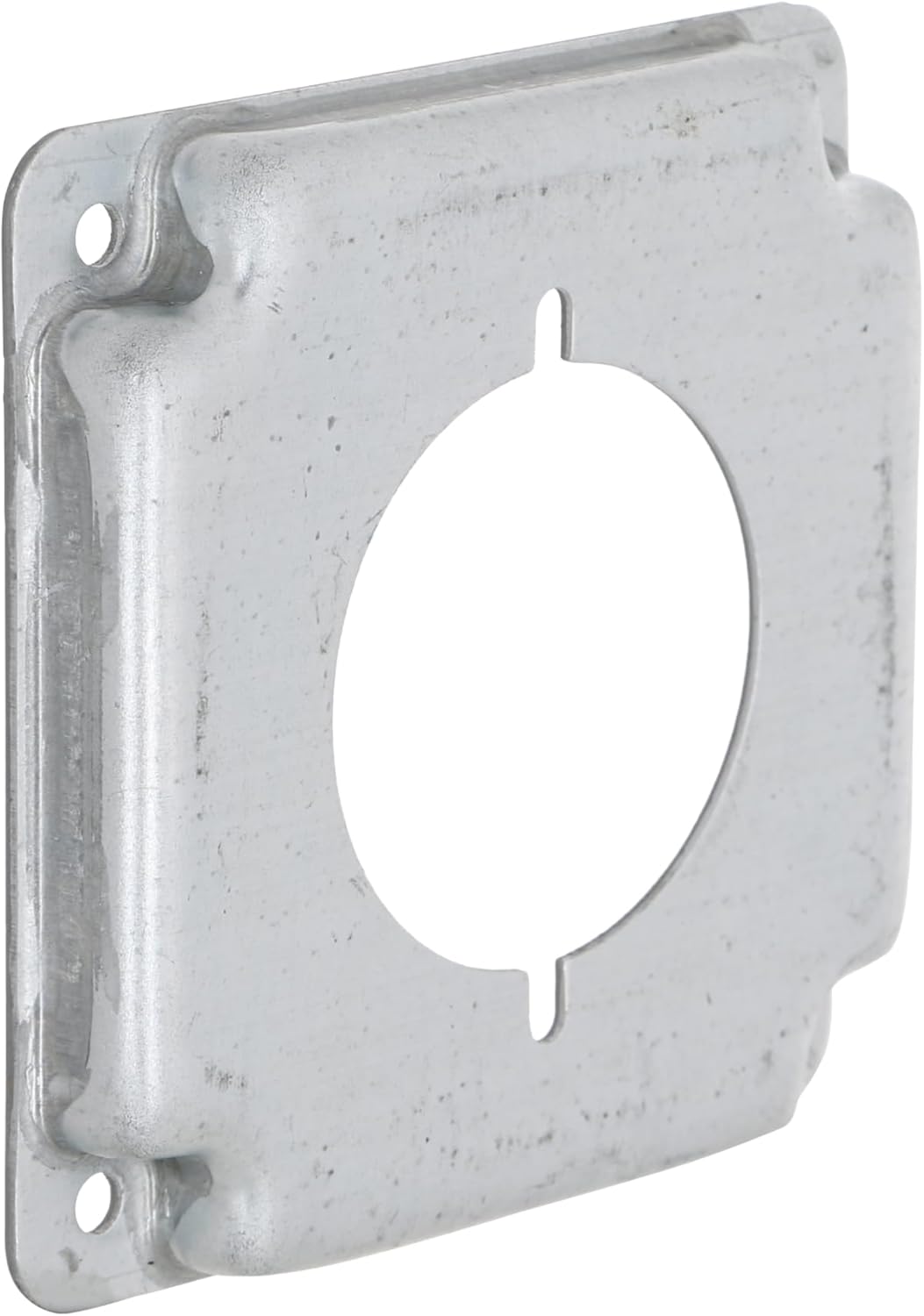 RACO 810C 30-50A Receptacle 2.141-Inch Diameter 4-Inch Square Exposed Work Cover, Gray