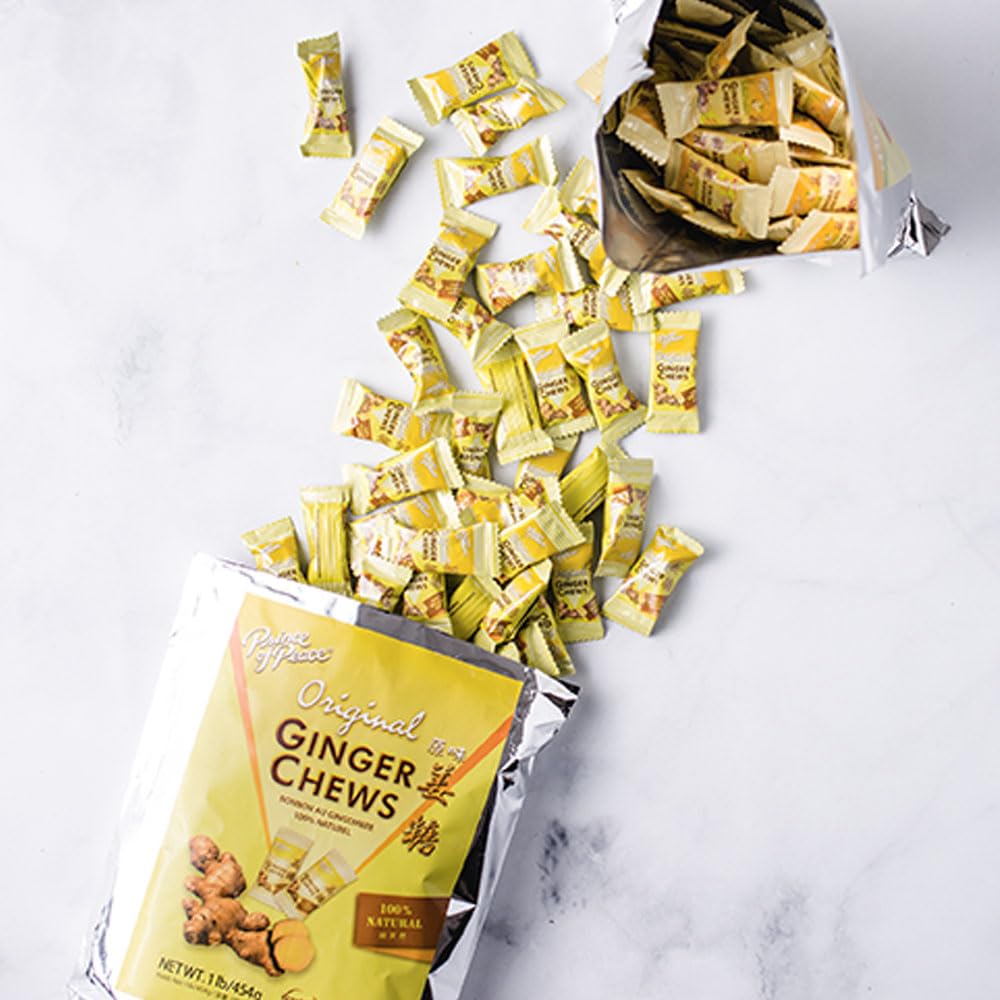 Prince of Peace Original Ginger Chews, 1 lb. – Candied Ginger – Candy Pack – Ginger Chews Candy – Natural Candy - Image 3