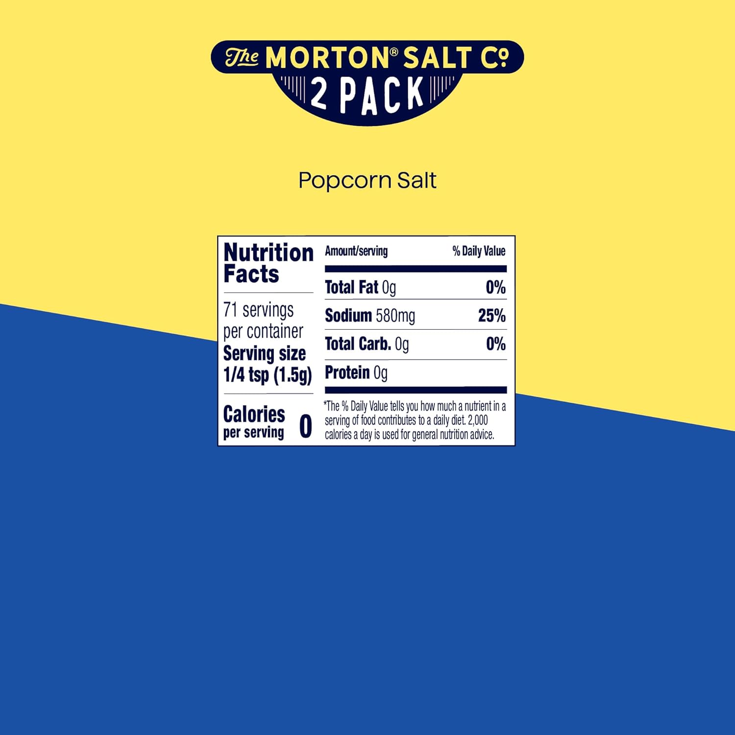 Morton Popcorn Salt, (3.75 oz), 2-Pack, Perfect for Popcorn & Seasoning - Image 2