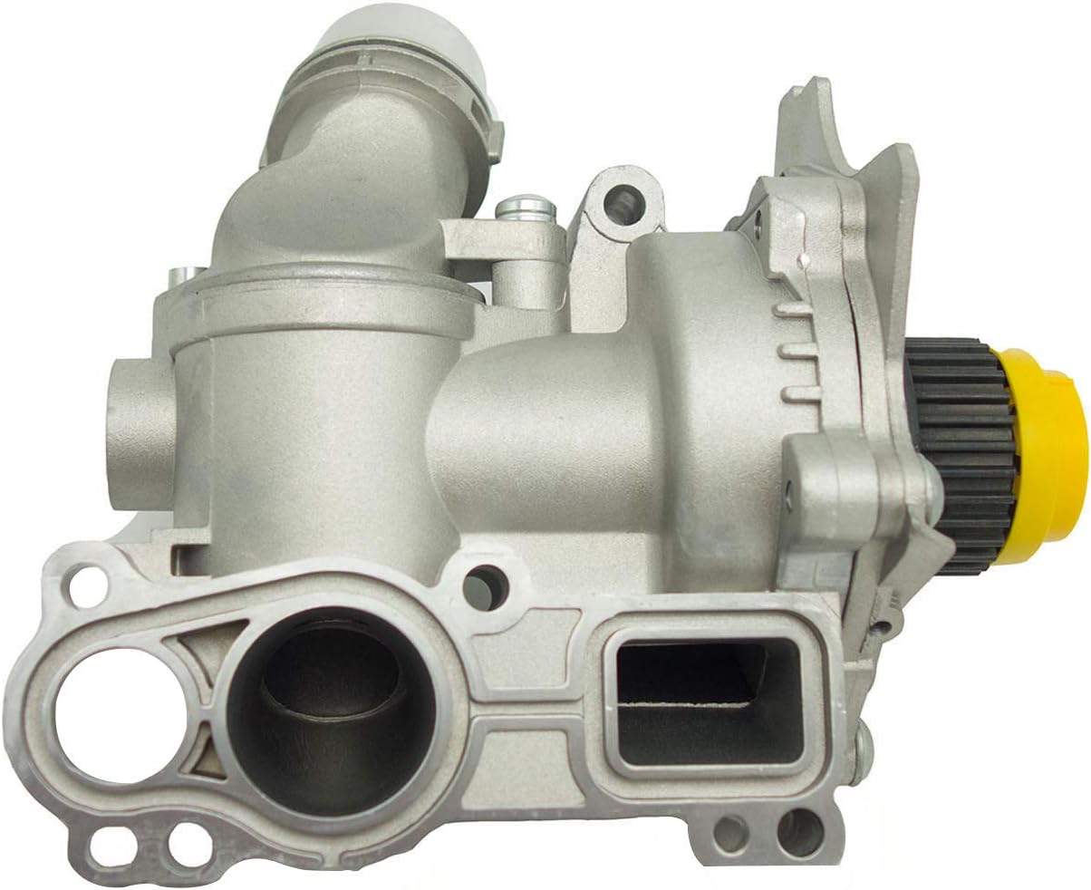 Aluminum Water Pump With Belt Compatible with for Audi A3 A4 TT For VW Tiguan Jetta Golf GTI Eos Beetle CC 2.0T TSI 06H121026AB, 06H121026AE, 1312460, 06H121026AF - Image 5