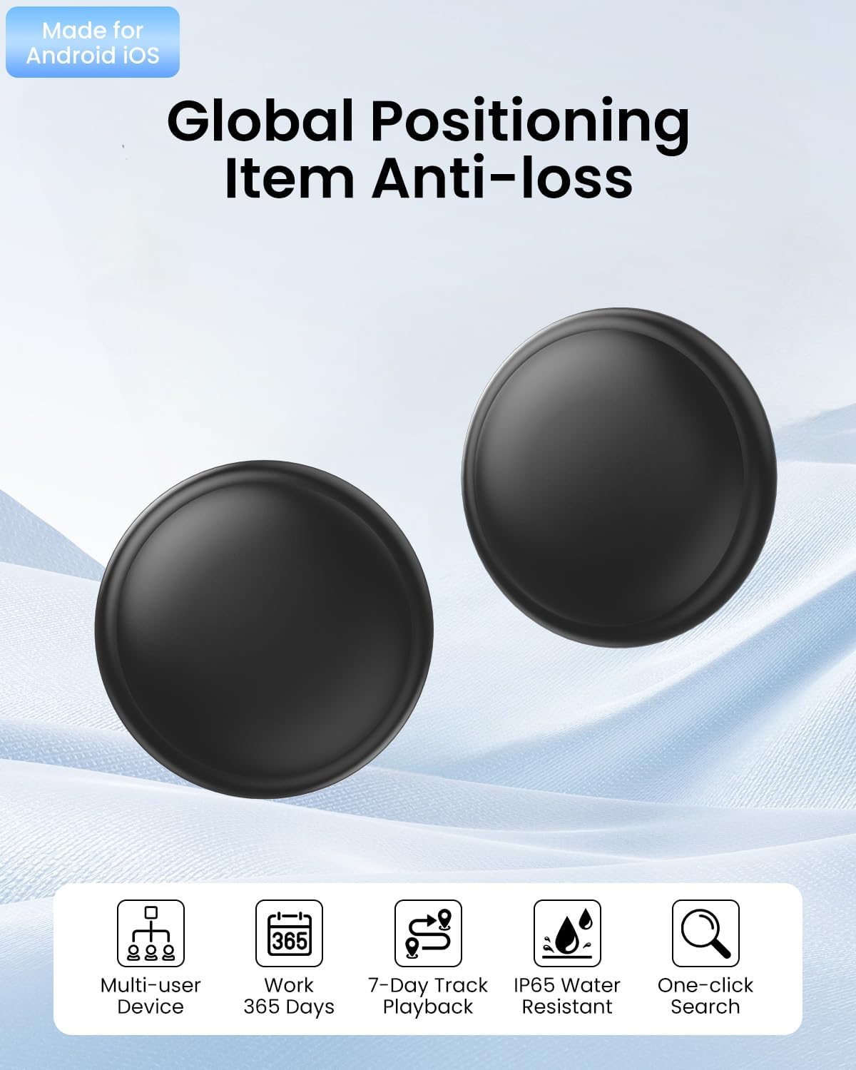 GPS Tracker Device for Car and Vehicles: Mini Hidden Magnetic no Subscription Trackers for Tracking Kids Elderly Vehicle pet - Real Time Location Track Devices no Monthly Fee for Android and iPhone - Image 2