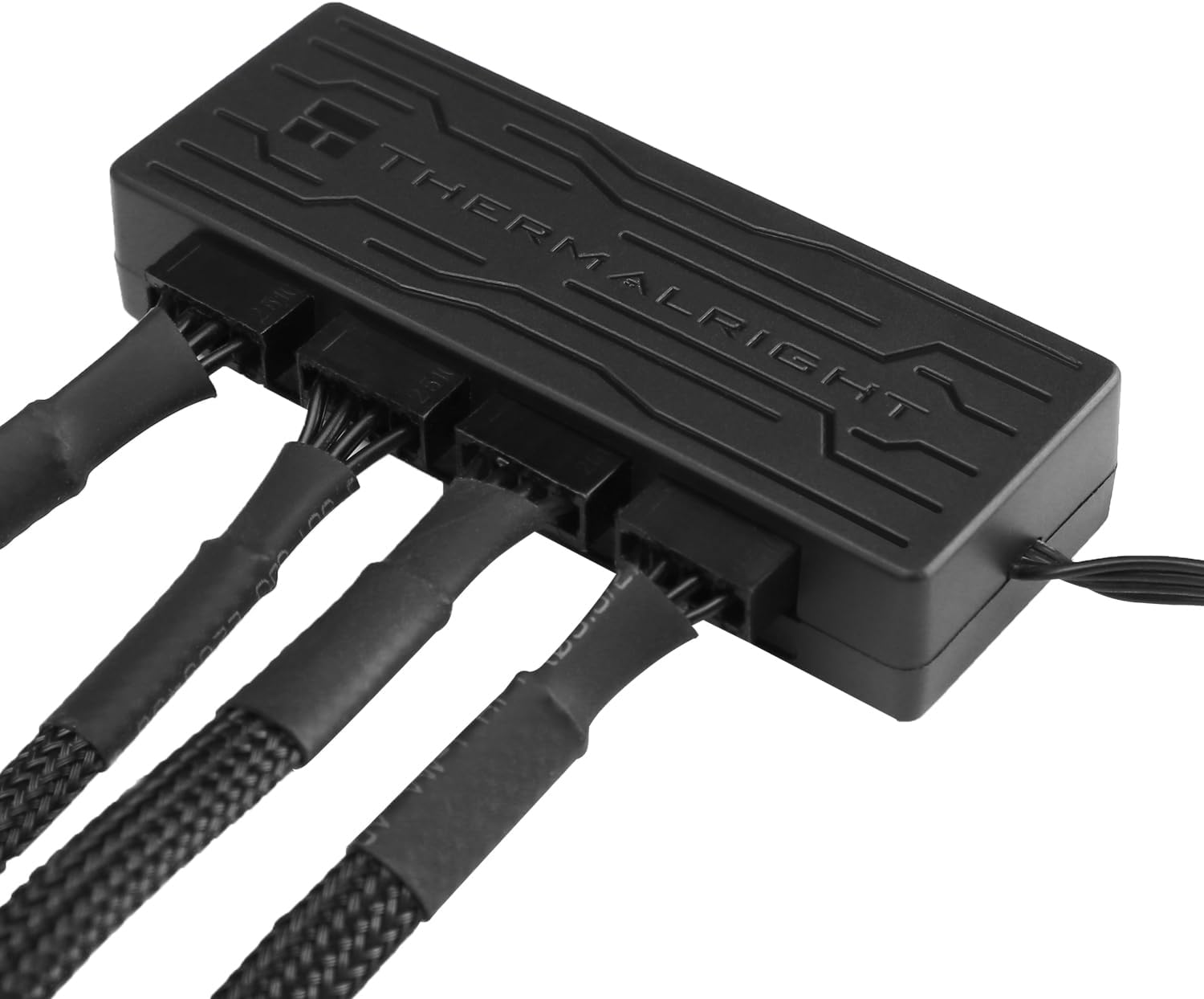 Thermalright FAN HUB X4 PWM Fan Controller - 4 Port 4-Pin, Multiple Interface Cooling Hub for 4 Groups of PC Fans, SATA Power Cord - Image 2