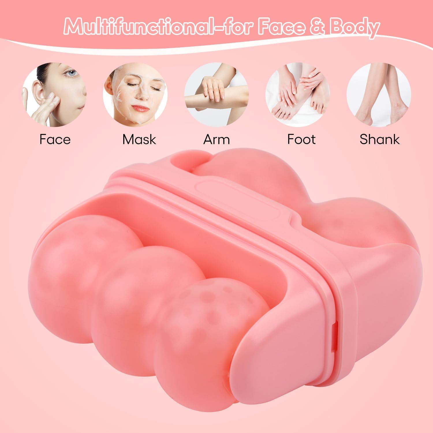 Fronnor Ice Roller for Face,Eyes,Cooling to Tighten Brighten Complexion, Soothing Skin Care Tool, Massager Under Eye Puffiness,Gift for Women - Image 5