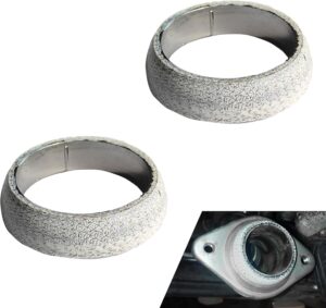 2PCS Exhaust Manifold Gasket, 2.56i...