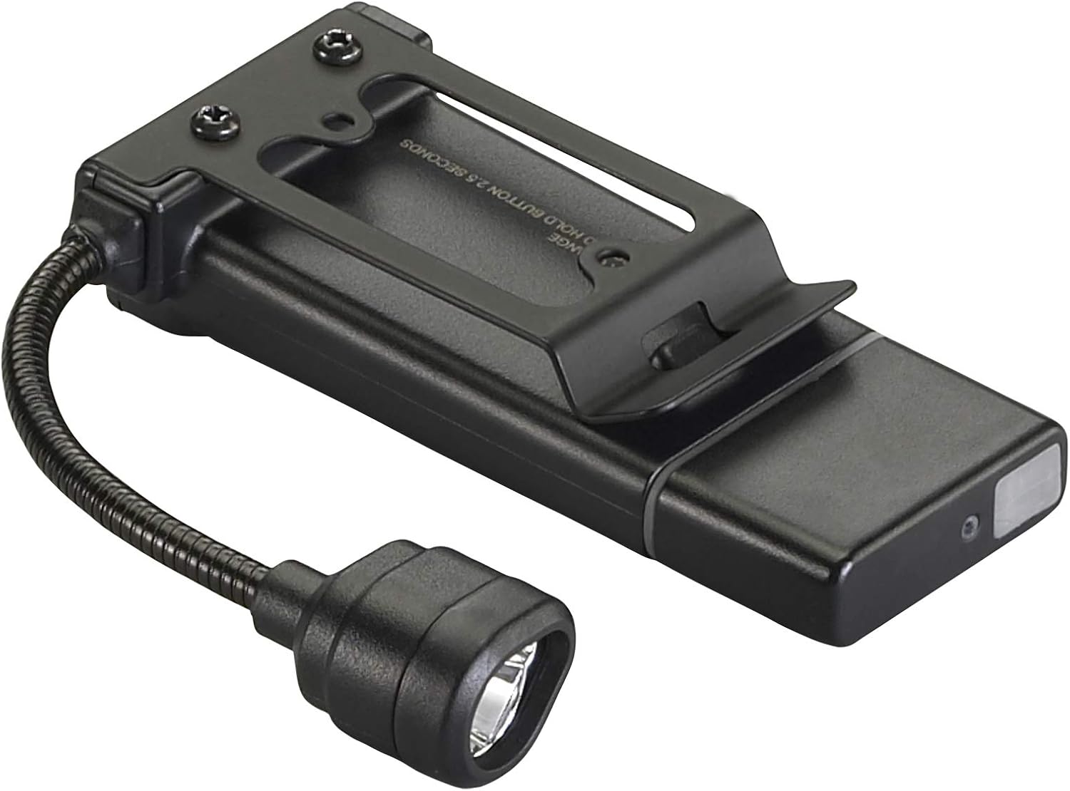 Streamlight 61126 ClipMate 70-Lumen 500-Candela Rechargeable Hands-Free Clip-On Light with White and Red LEDs and USB Wall Adapter, Black - Image 2