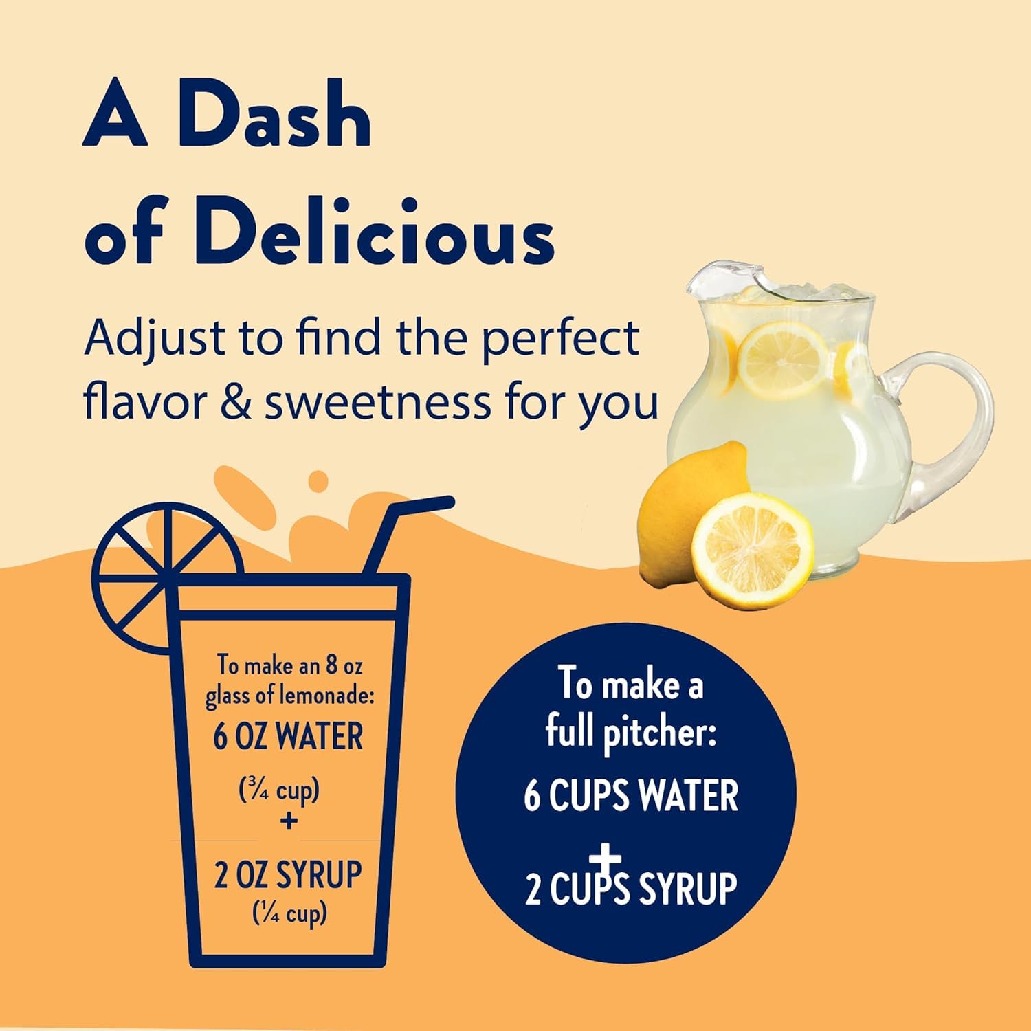Jordan's Skinny Mixes Sugar Free Syrup, Lemonade Flavor, Fruit Flavored Water Enhancer, Drink Mix for Iced Tea, Lemonade, Drinks, Low Calorie Water Flavoring, Dairy & Gluten Free, Kosher, 25.4 Fl Oz, 2 Pack - Image 8