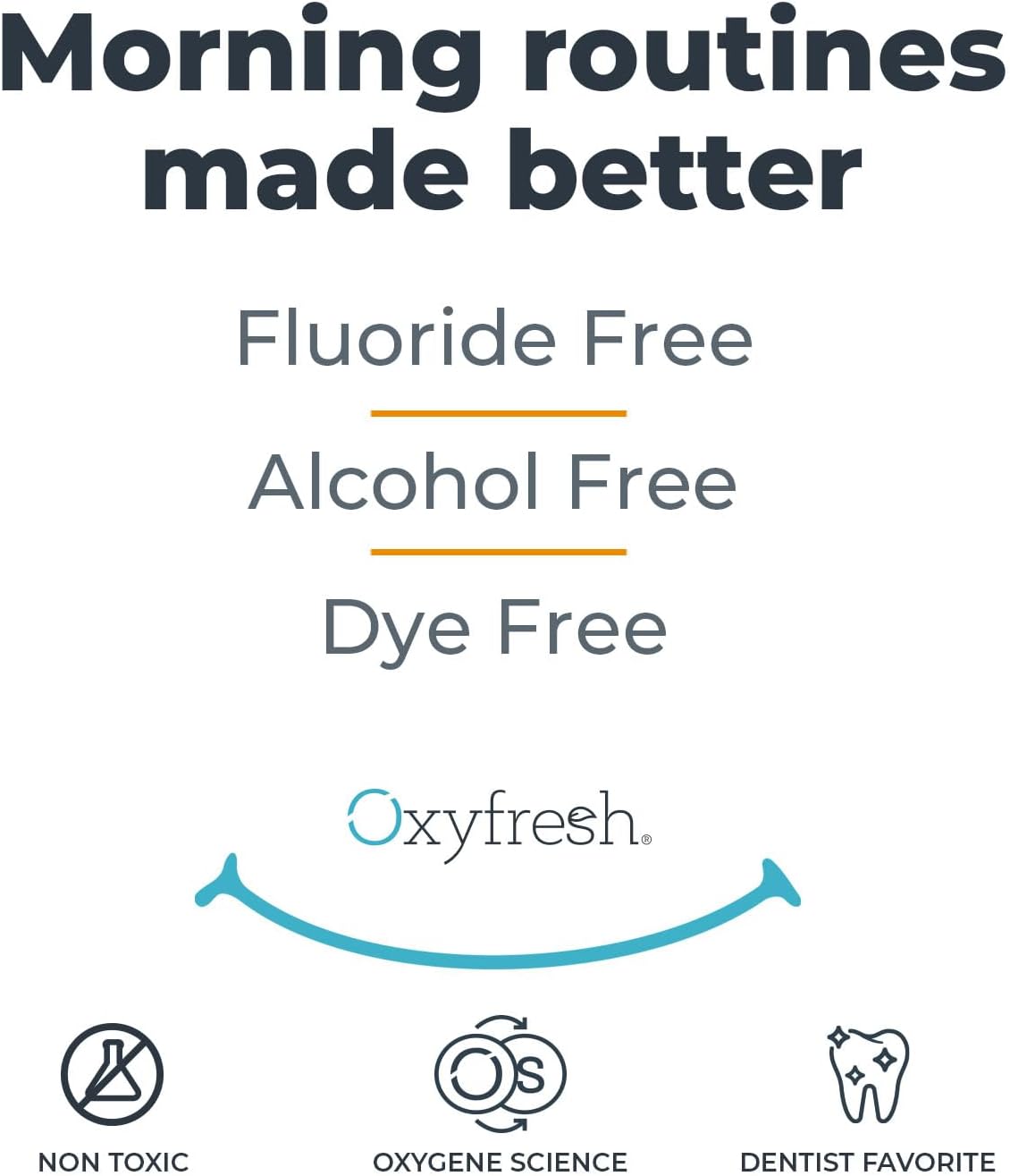 Oxyfresh Lemon Mint Fresh Breath Mouthwash – Bad Breath Treatment – SLS & Fluoride Free – Alcohol Free, Gentle Nonburning with Xylitol & Essential Oils – 16 Fl Oz (Pack of 3) - Image 9