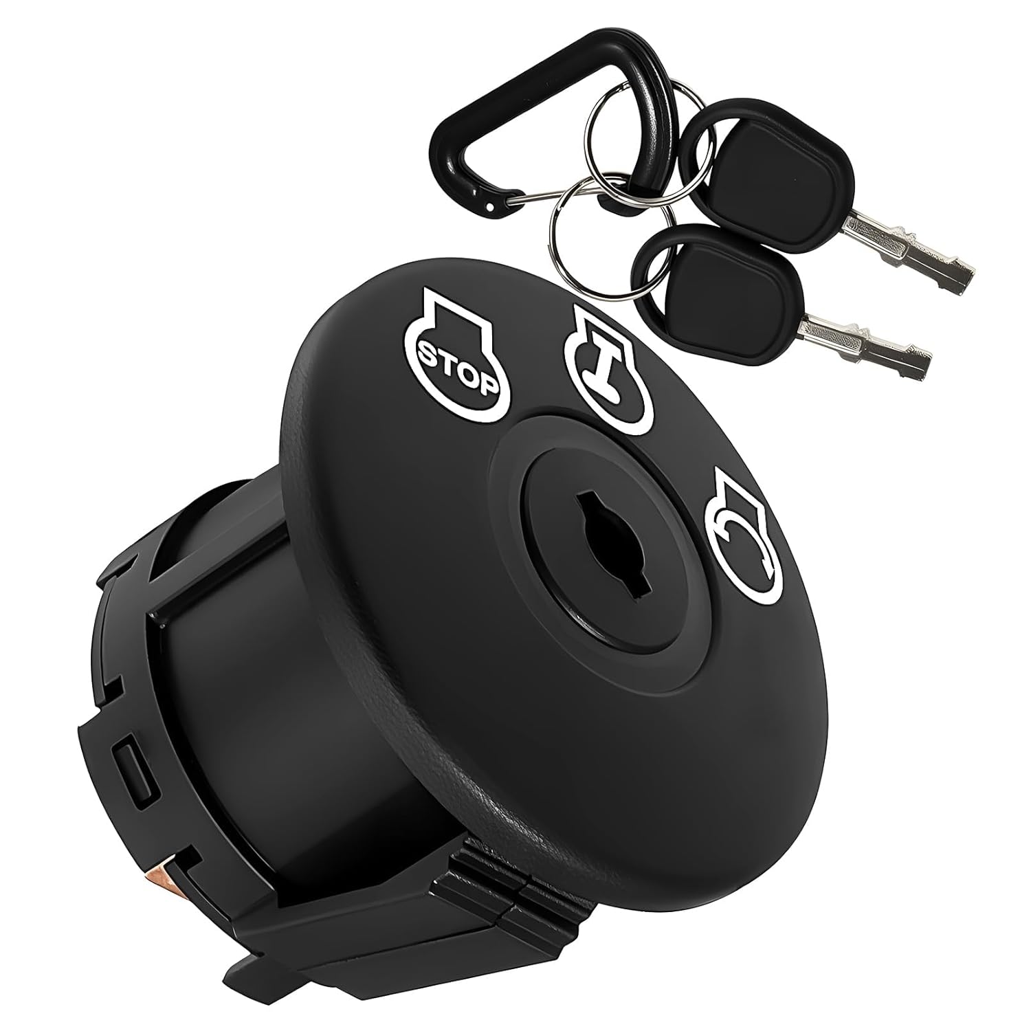 Lawn Mower Ignition Switchwith Key 5 terminals 3 Position Fits Cub MTD Craftsman Cadet Ariens Troy-Bilt Bad Boy Zero Turn Lawn Tractor John Deere Replace#925-04659 725-04659 725-04228 from NFSpeeding