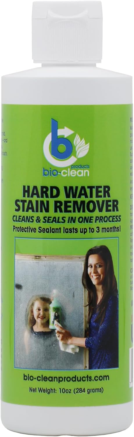 Bio-Clean Products Hard Water Stain Remover, 10 Fl Oz (Pack of 1), Green, 10 Ounce