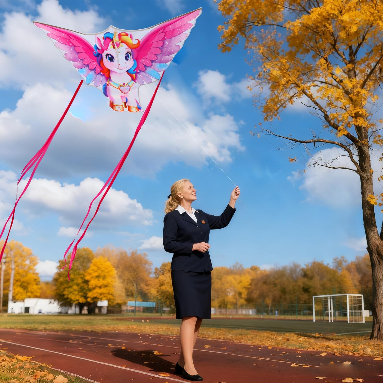 Butterfly Kites for Kids & Adults, Easy to Fly Design with Long Tail for Stability, for Kids Ages 4-8 & Beginners, Beach & Park Use | Family Outdoor Fun - Image 6