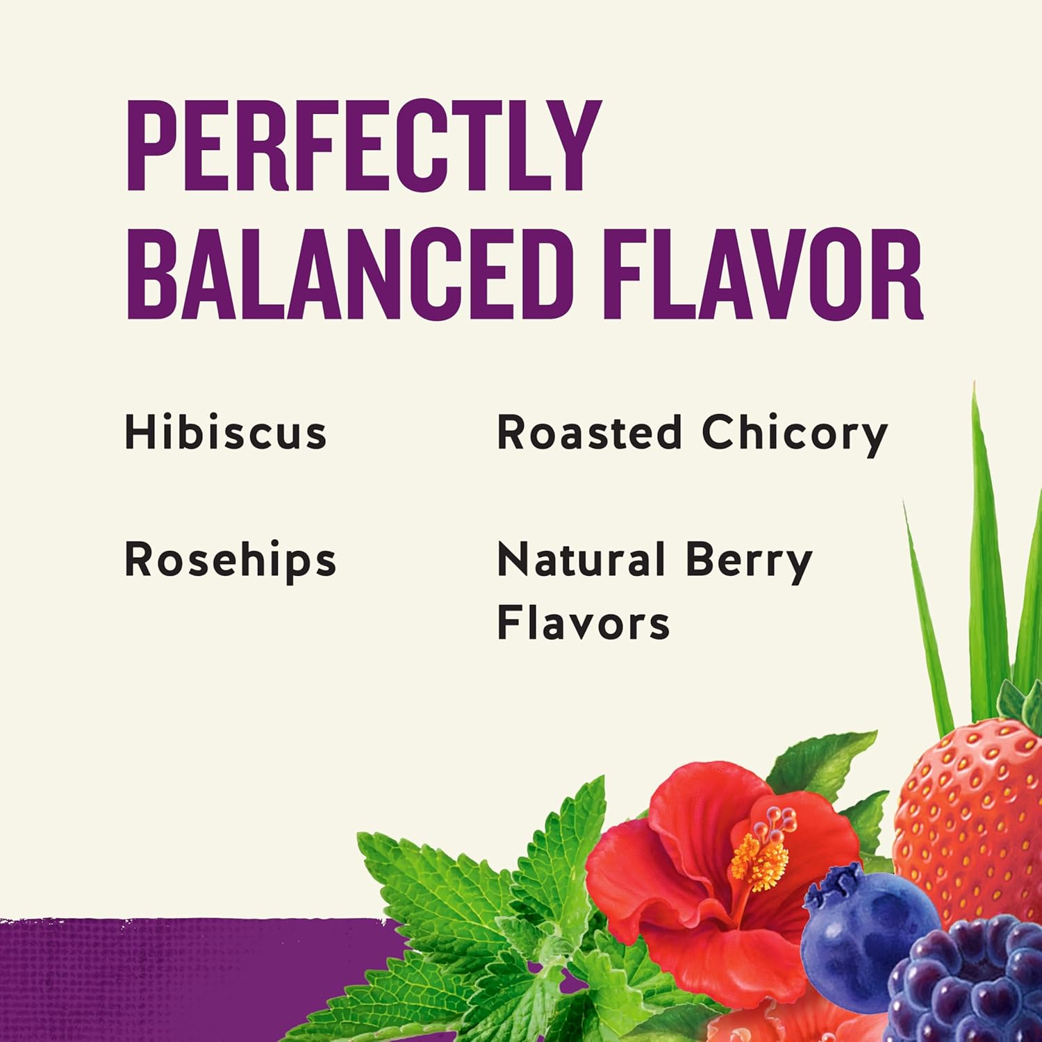 Celestial Seasonings Wild Berry Zinger Herbal Tea, Caffeine Free, 20 Tea Bags Box - Image 4
