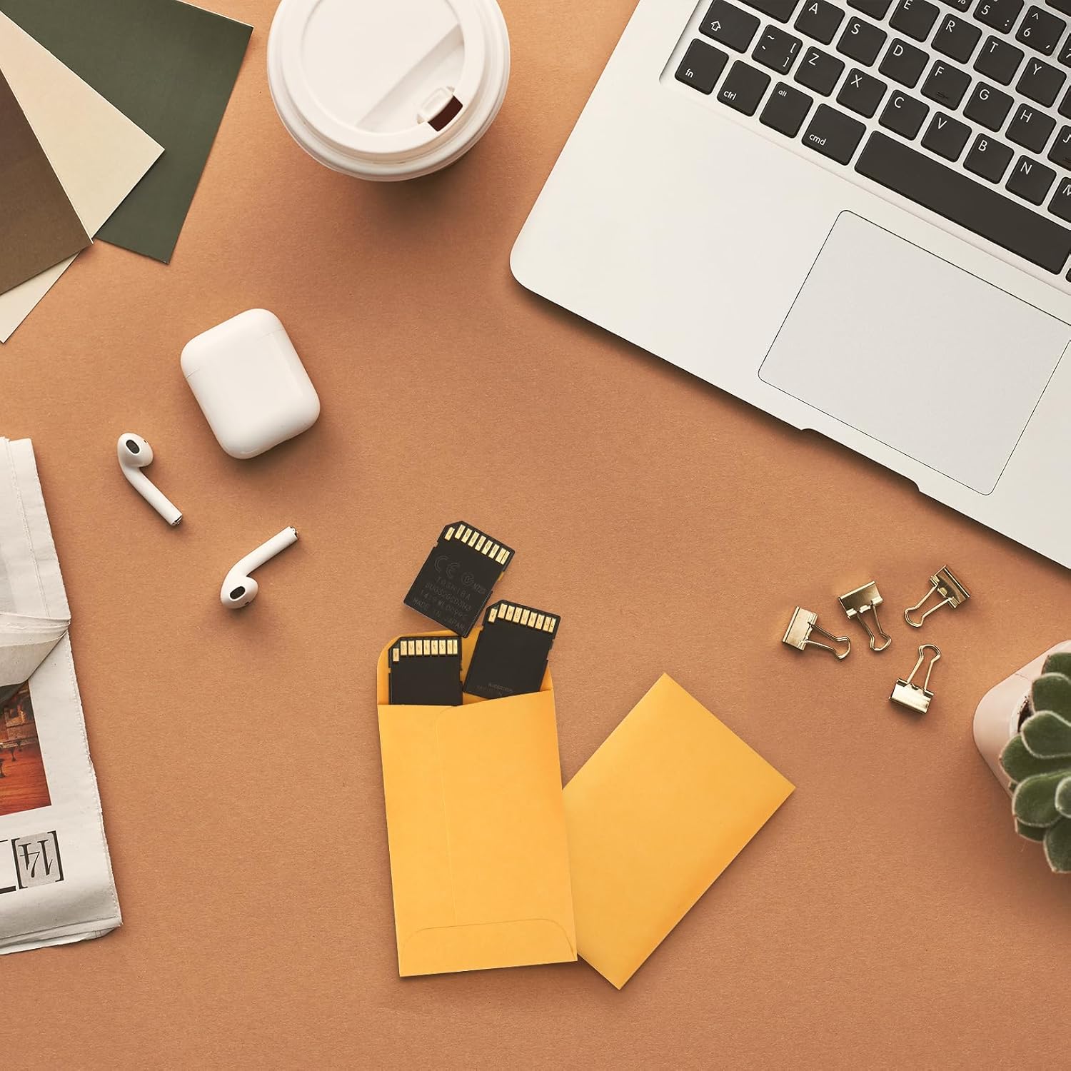ValBox No.1 Coin Envelopes 2.25x 3.5 Small Parts Envelope with Gummed Flap for Home, Garden or Office Use, Brown Kraft Seed Envelopes 1000 per Box - Image 5