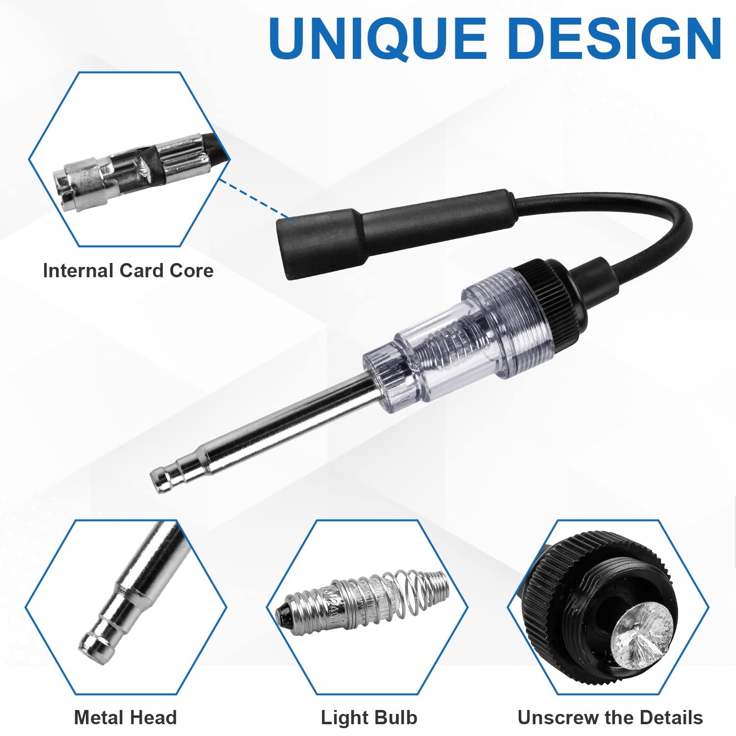 2PCS Inline Spark Plug Testers, Small Armature Diagnostic Detector Tool, Ignition Coil Tester for Engines for Automotive, Cars, Lawnmowers, Small & Big Internal/External Engines - Image 4