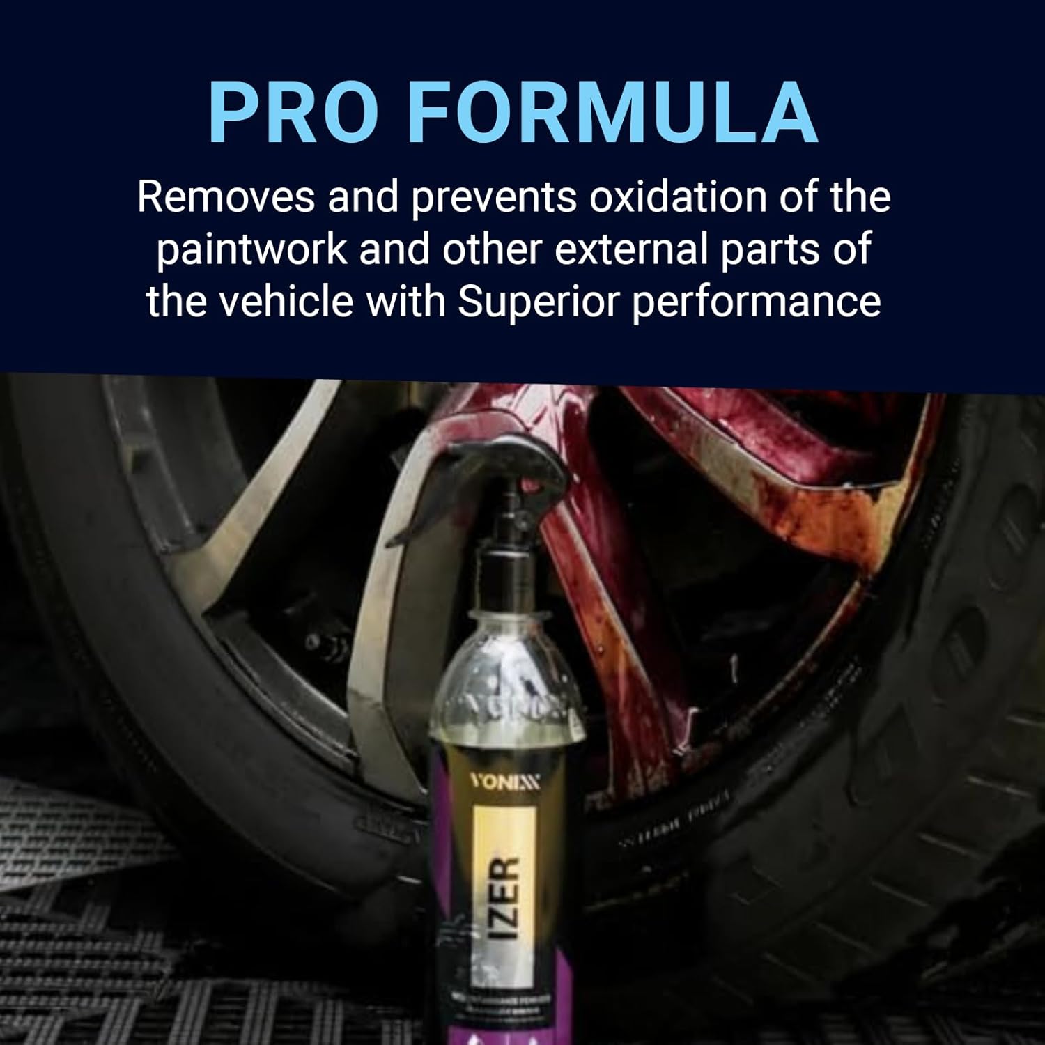 Vonixx Izer Iron Remover Spray | pH-Neutral, Non-Acidic Formula | Easy Application | Reduced Odor Formula | Keep Your Vehicle Looking Like New | Car detailing supplies | 16.9 fl oz (500 ml) - Image 6