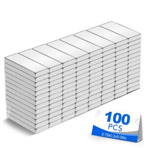 100 Pack Strong Neodymium Bar Magne...