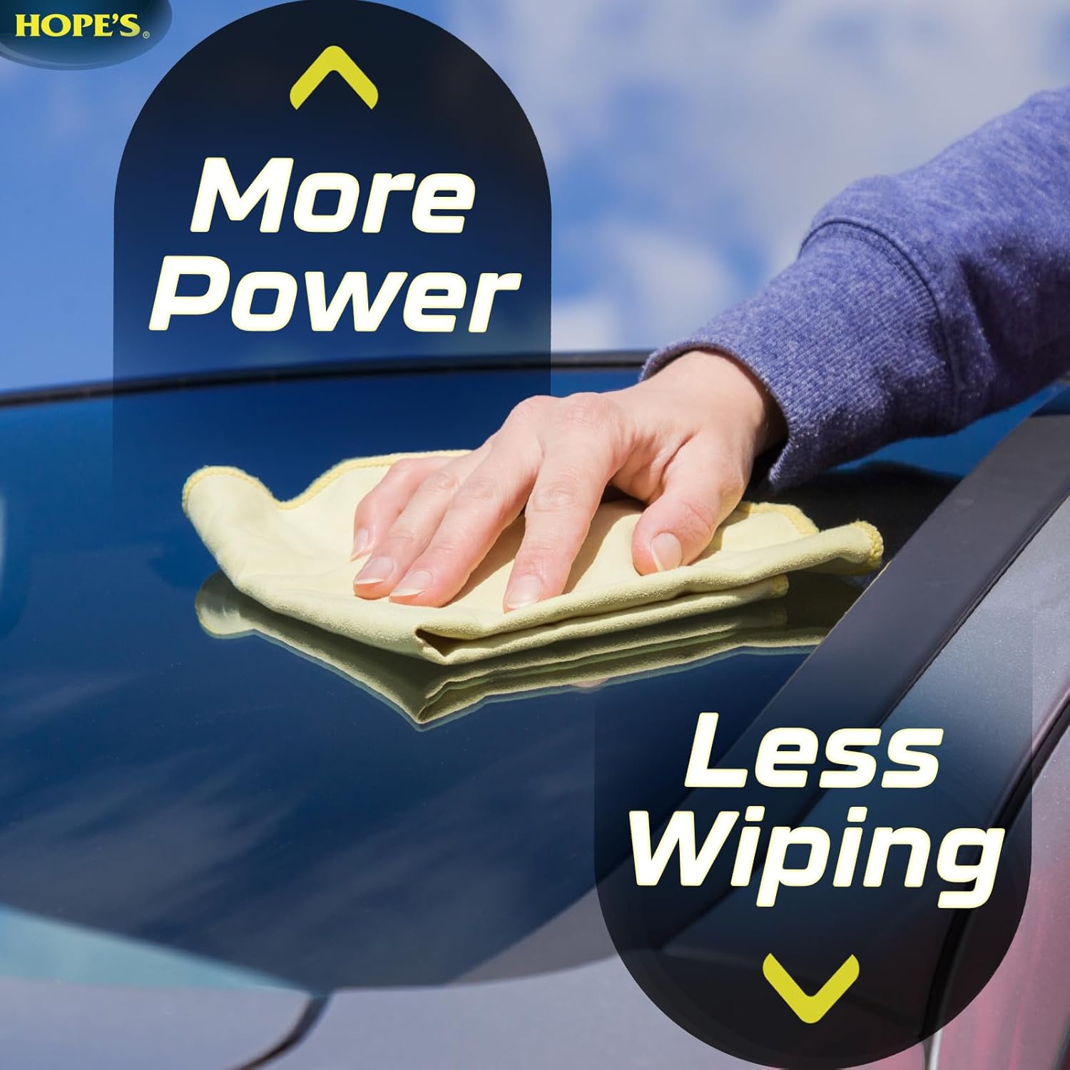 HOPE'S Perfect Glass Automotive Glass Cleaner - Streak-Free, Tint Safe Car Cleaner for Glass, Acrylic, Windows, Mirrors, Windshield - No-Residue - Removes Smudges, Road Grime - 23 Fl Oz, Pack of 1 - Image 5