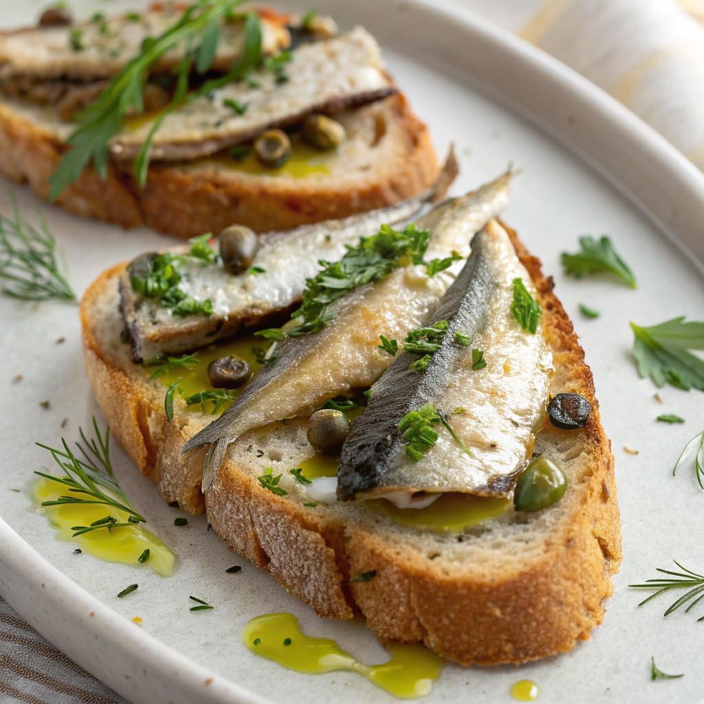 Ortiz Sardines A la Antiqua 'Old Style', Moist and Tender, Wild Caught in Spain and Hand-Packed in Premium Extra Virgin Olive Oil, Enjoy in Salads, Sandwiches and on Toast, 6.7oz Jar (Pack of 1) - Image 3