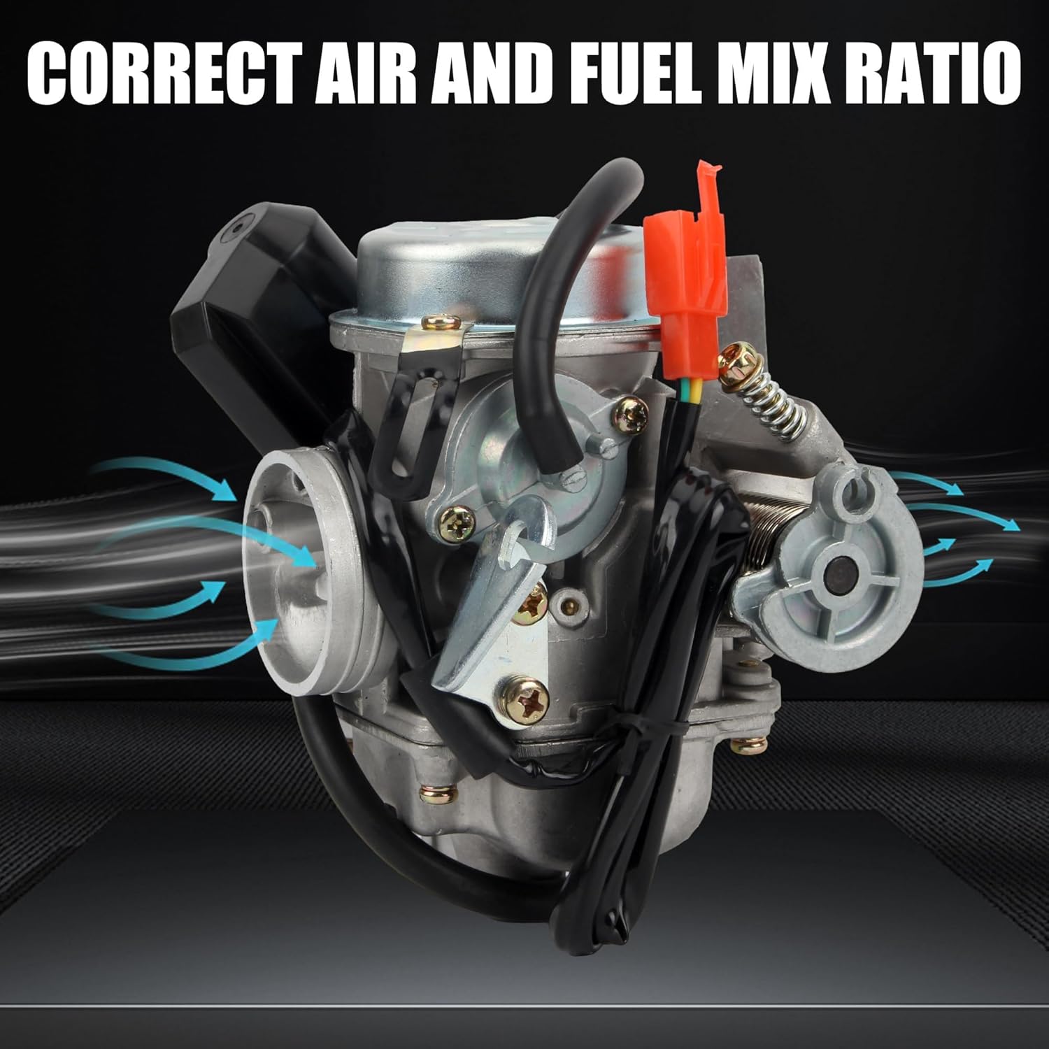 PD24J Carburetor Kit 24mm Carb With Manifold Intake Air filter Ignition Plug for 4-Stroke GY6 125CC 150CC 152QMJ/QMI 157QMJ/QMI Engines ATV Go Kart parts - Image 7