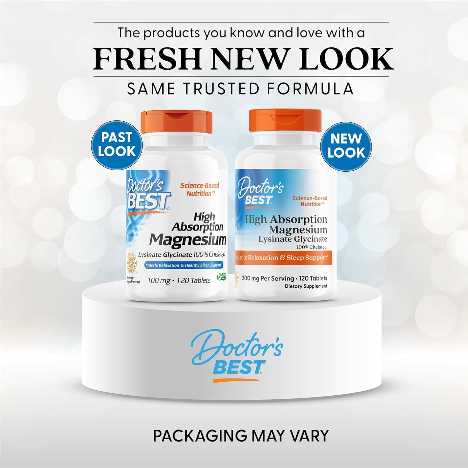 Doctor's Best High Absorption Magnesium Glycinate Lysinate Supplement for Sleep Support - Chelated Magnesium Tablets for Women & Men, 200mg per Serving, Supports Calm & Relaxation, Vegan - 120 Count - Image 2