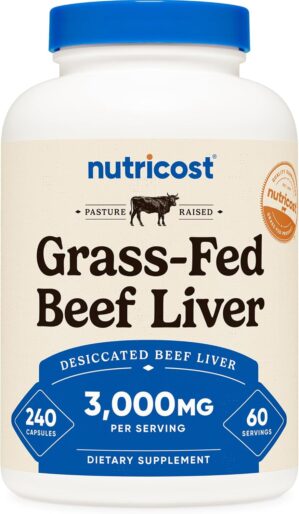 Nutricost Grass Fed Desiccated Beef...