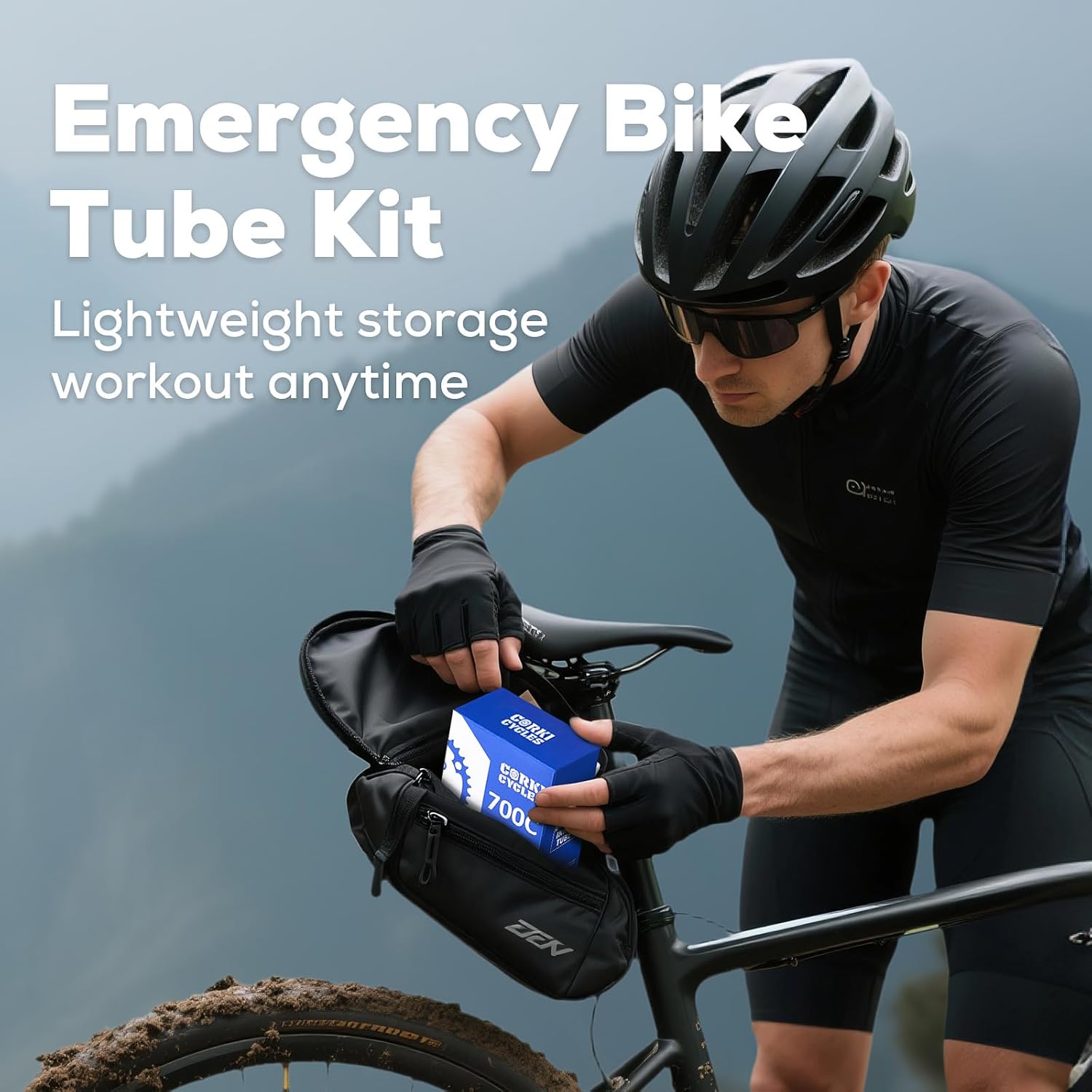 Heavy Duty 700c Bike Tube 700 x 23-25c 28-32c 35-43c Butyl Rubber, 28 Inch Road Bicycle Tire Inner Tube Replacement 2 Pack with Tire Levers - Image 5