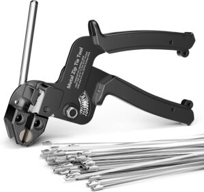 Stainless Steel Cable Tie Gun Kit &...