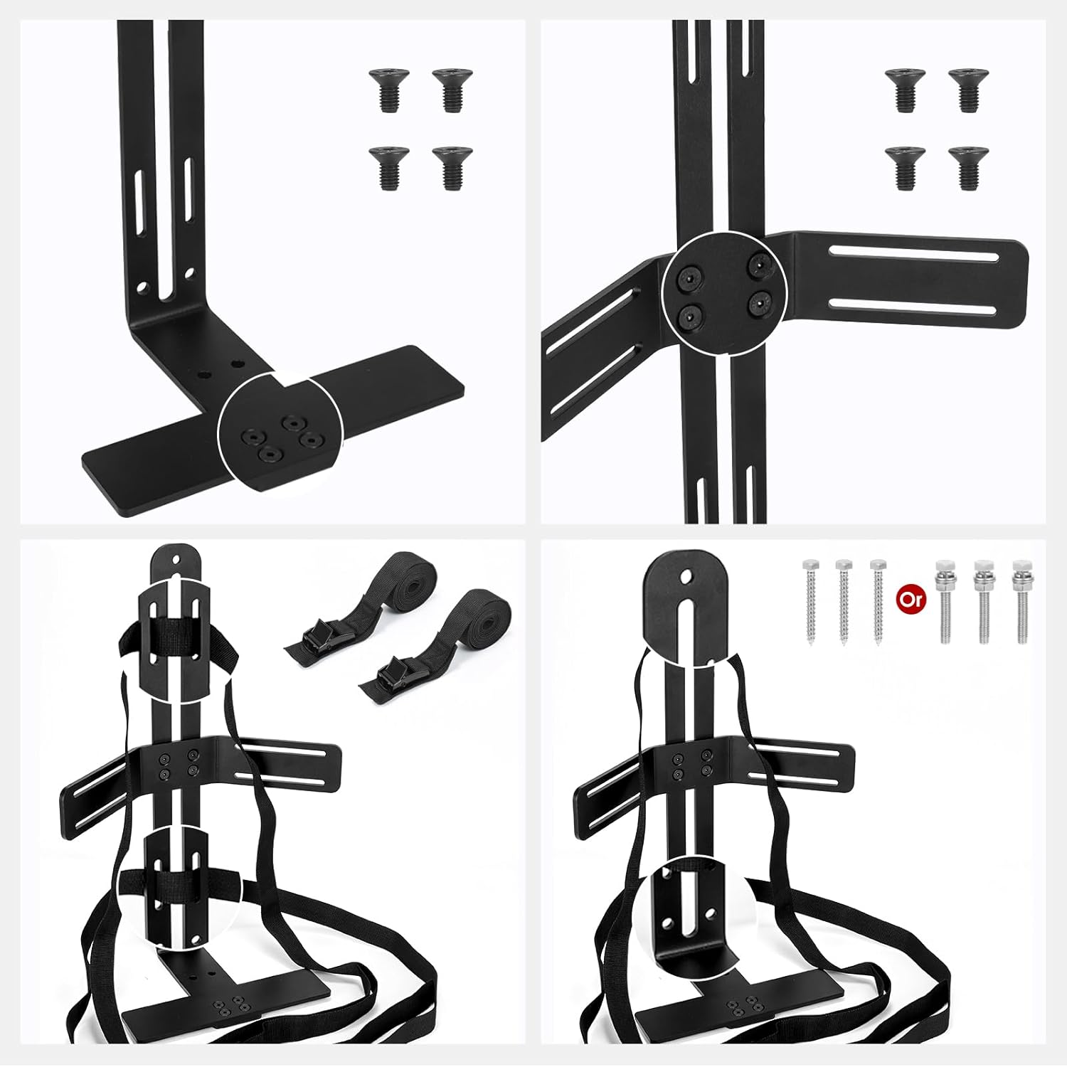 5 Gallon Bucket Holder, Steel Water Cooler Mount Rack,5 Gallon Water Cooler Bucket Holder for Trailer,Truck,RV, Cart, UTV, Mower - Image 5
