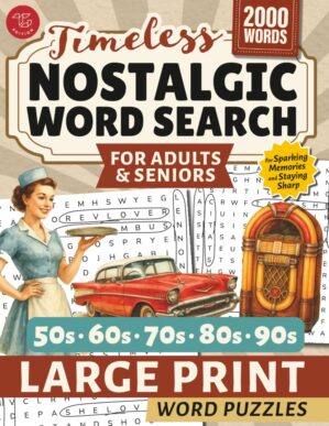 Nostalgic Word Search for Adults &#...
