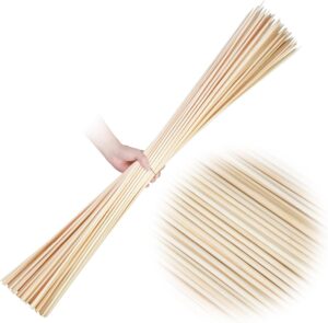 100PCS 36 inch Bamboo Skewers for M...