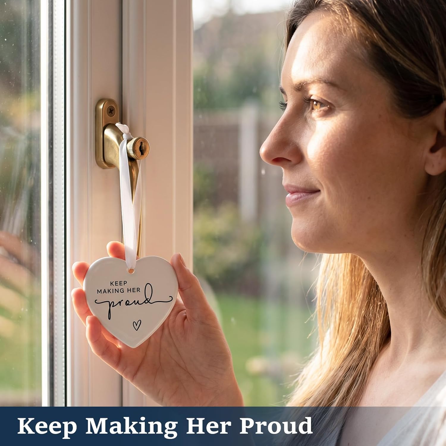 Keep Making Her Proud Bereavement Keepsake, Loss of Loved One Memorial Gift, Anniversary of Passing Thinking of You Gift, Loss of Mom Grandmother Remembrance Gift, Sympathy Gift for Grief Support - Image 5