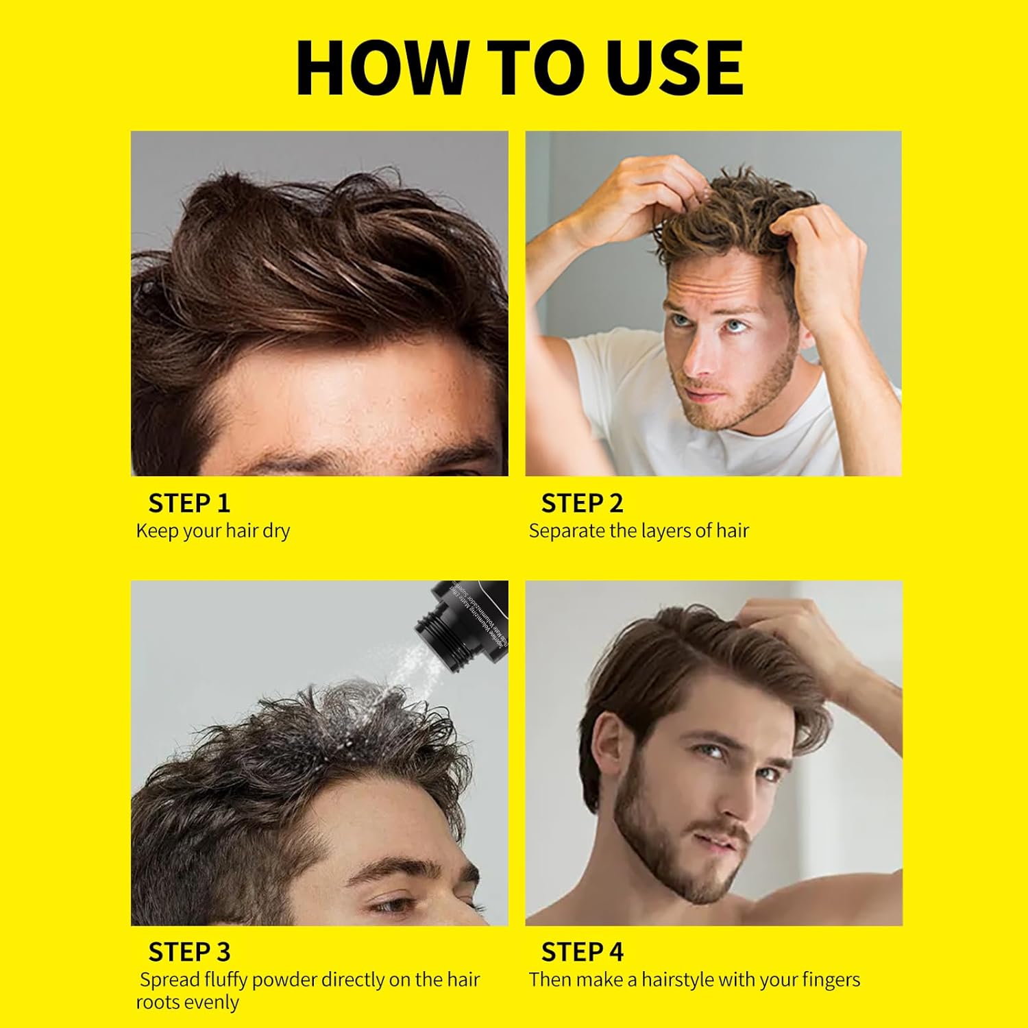 SEVICH Dust It Hair Styling Powder 20g - Volumizing Texture Powder for Instant Root Lift & Matte Finish, Oil Control Hair Products for Women Men - Image 8