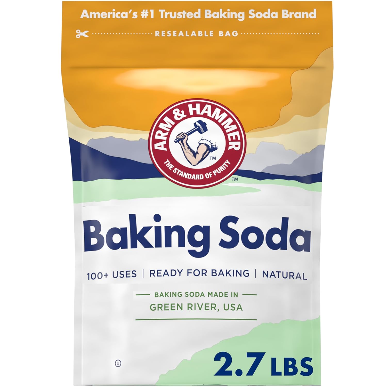 Arm and Hammer, Baking Soda, 43.2 Ounce