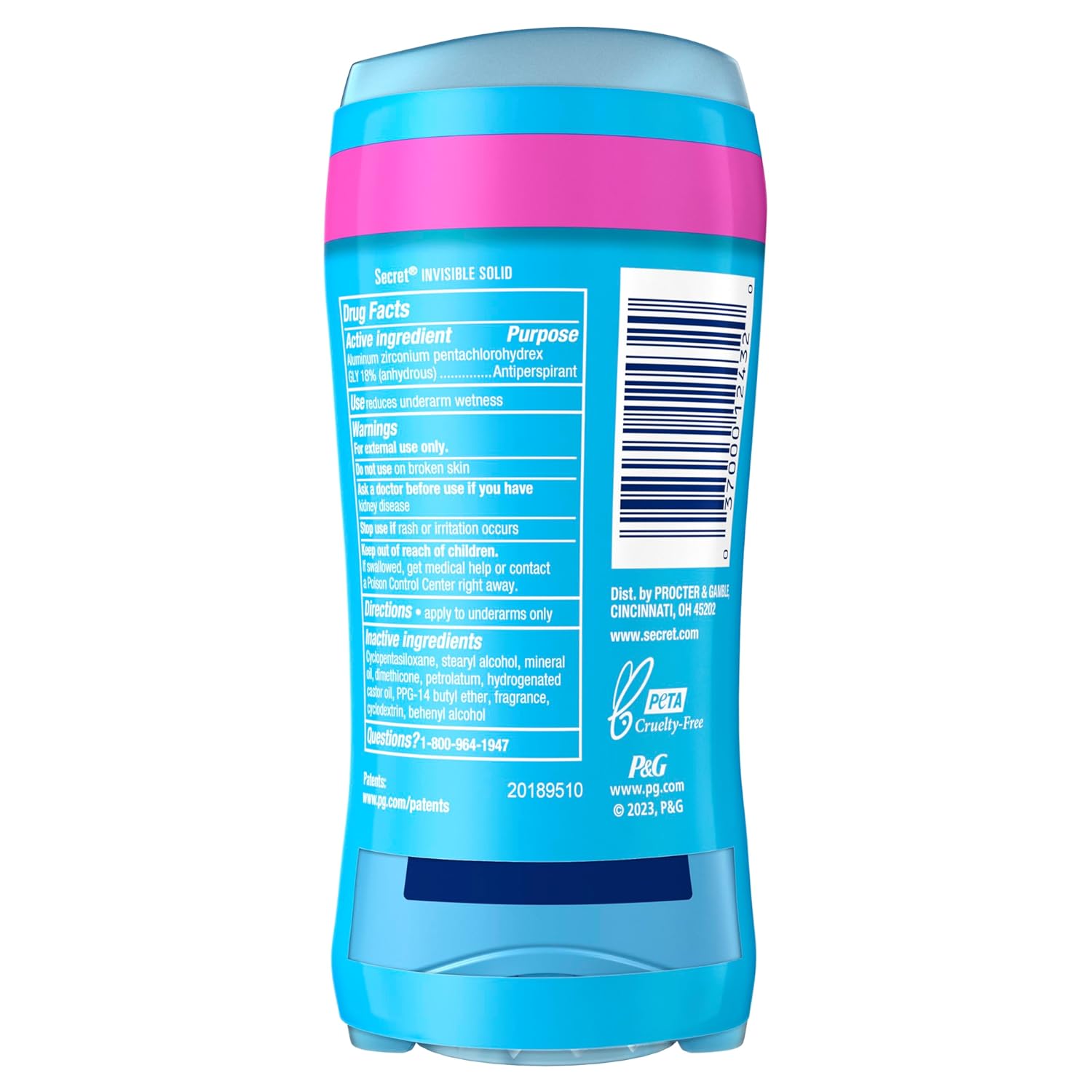 Secret Anti-Perspirant Deodorant Invisible Solid Powder Fresh Twin Pack 5.20 oz - Image 11