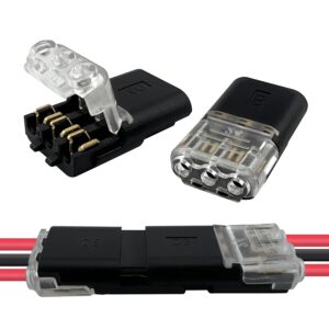 30PCS 3-Pin Wire Plug-in Connector ...