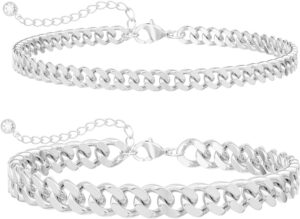Gold Ankle Bracelets for Women Wate...